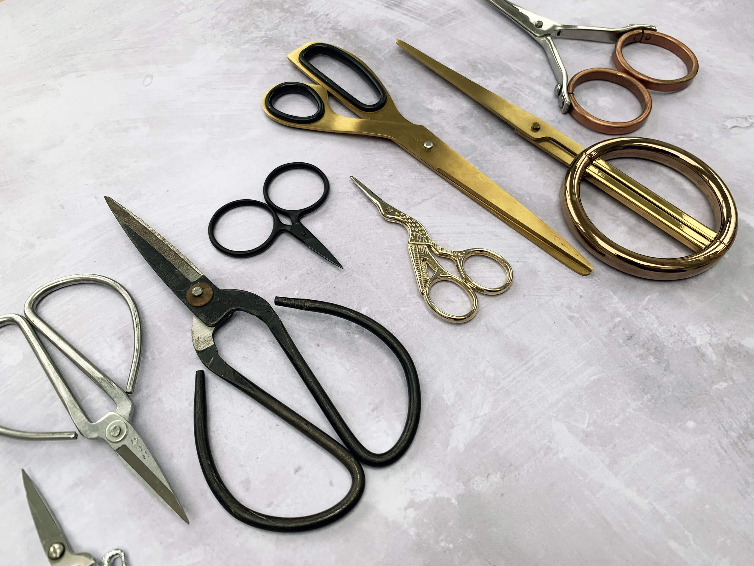 Retro Press Scissor Props