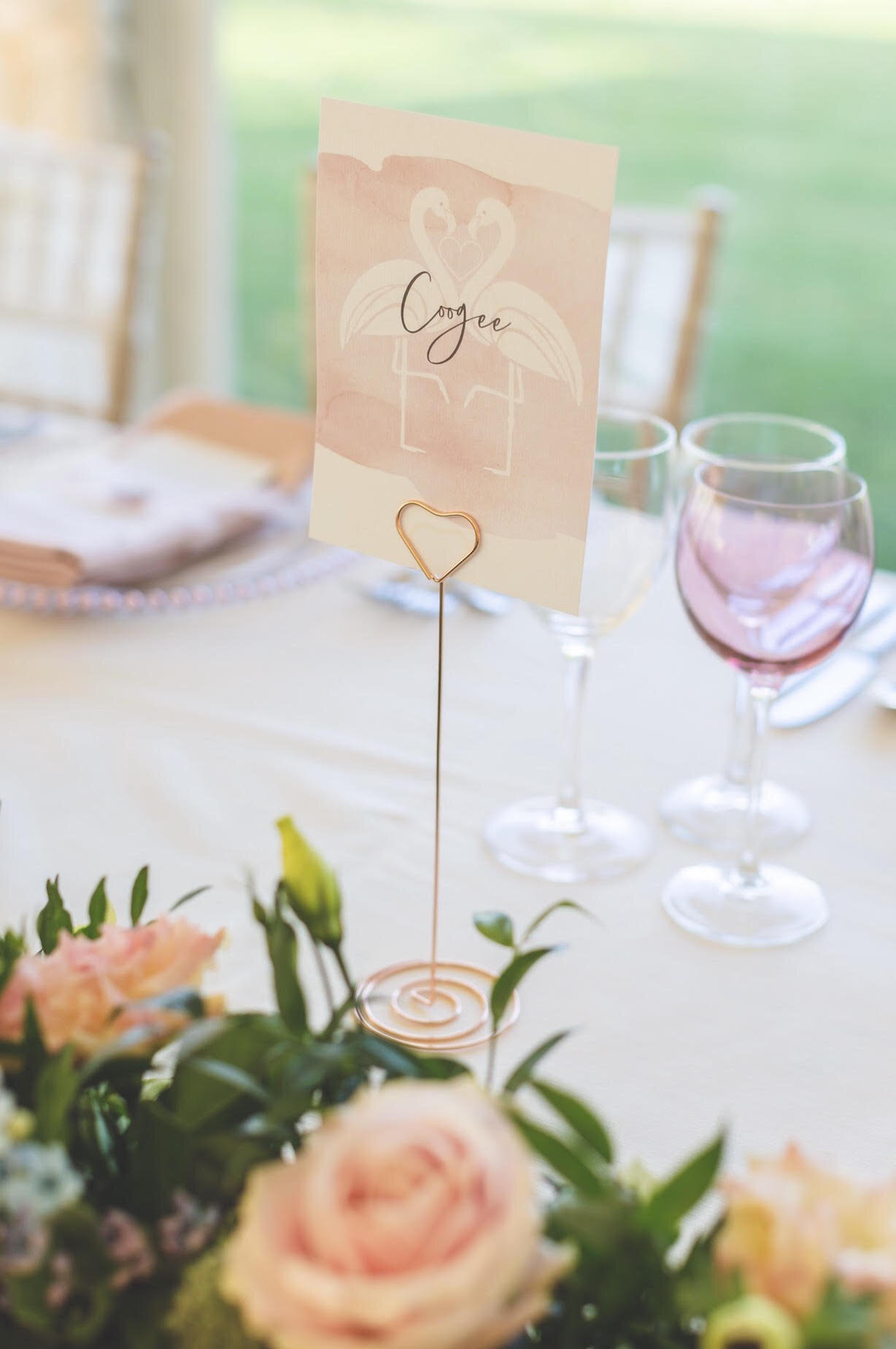 Flamingo Blush Table Name